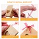 thumbnail image 3 of DEEPCRAFF Etiquetas Kraft Con Cuerda Roja Y Forma Para Manualidades Y De Regalos, 3 of 6
