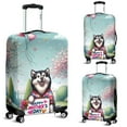 thumbnail image 2 of Happy Mother's Day Best Alaskan Malamute Mom Ever Travel Luggage Cover Alaska Mal Dog Lovers Gifts Suitcase Dust Protective Decor - 03002, 2 of 5
