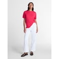thumbnail image 3 of Time and Tru Women's Tunic Tee with Short Sleeves, Sizes XS-XXXL, 3 of 6