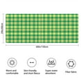 thumbnail image 3 of Green Yellow Checkerboard Checkered Pattern Bathroom Rugs Mat,Non Slip Microfiber Bathroom Rug,Rubber Backing,Soft Bathroom Mats for Bathroom Floor,Tub and Shower,60x24in(150x60cm), 3 of 5