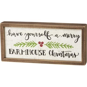 Primitives By Kathy "Dog Has A Better Life" Wood Box Sign - 4x4 Inch Rustic Decor