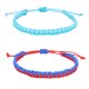 thumbnail image 1 of 2 pulseras de hilo de mano trenzadas de dos tonos, amuletos, accesorios de joyería para mujeres y niñas, buena suerte Adepaton BST3002773-1, 1 of 5