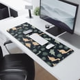thumbnail image 2 of Long Mouse Pads for Desk,Dark Green Leafy Dinosaurs Pattern Desk Mats on Top Of Desks, Desk Mouse Pad Extra Large with 3mm Non-Slip Base and Stitched Edge for Gaming,Office,Work,Home 31.5"x11.8", 2 of 6