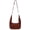 Black, variant on Crescent Bag Crossbody Bags for Women PU Leather Slouchy Bag Half Moon Bag Hobo Sling Bag Shoulder Handbag