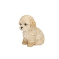 thumbnail image 4 of SOREAL Brown Labradoodle Decorative Puppy Figurine for Home & Garden Décor, Handpainted Polyresin Dog Statue, Realistic Design | Gift for Dog Lovers | Weather-Resistant Indoor/Outdoor Decor, 4 of 5