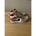 thumbnail image 1 of N I-K-E A i r-Jor-dan 1 Mid Boys Size 3Y Orange Athletic Shoes Sneakers DV1341-800, 1 of 5