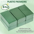 thumbnail image 5 of 6 Pcs Floral Foam Blocks for Flower Arrangement, Wet and Dry Green Floral Foam for Wedding, Birthdays, Home Decorations, 5 of 5