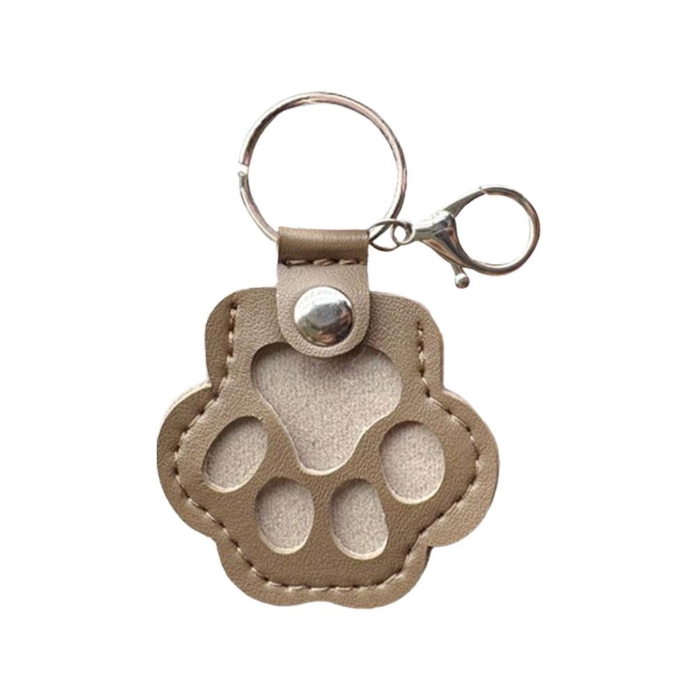 Porte-clés Pour Poils D'animaux - 2 Pièces Avec Empreinte De Patte, Souvenir Pour Chien Et Chat (Noir Et Blanc) - 8