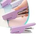 thumbnail image 3 of dajkiuy Hand Held Plier Stapler,No.10 Staples, Mini Manual Purple Stapler Metal Handheld Stapler Desktop Cute Staplers for Desk Home Office Supplies (Purple), 3 of 6
