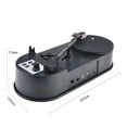 thumbnail image 5 of Vinyl Player Portable LP Turntable Record Player 33/45 RPM Vintage Gramophone Phonograph Player MINI Converter To MP3 ,Perfect Gift, 5 of 6