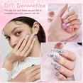 thumbnail image 2 of SPOKKI 3D Nail Charms Kit - 3 Boxes Rhinestones, Pearls, Gems with Tweezers for DIY Manicure, Flowers, Butterflies, Bows Nail Art Decorations, 2 of 7