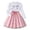 dress 237Pink126, variant on HAYIMI Kids Girls Dresses Flower Dress With Tiered Ruffle Elegant Party Wear For Children O-Neck Classic Sundress