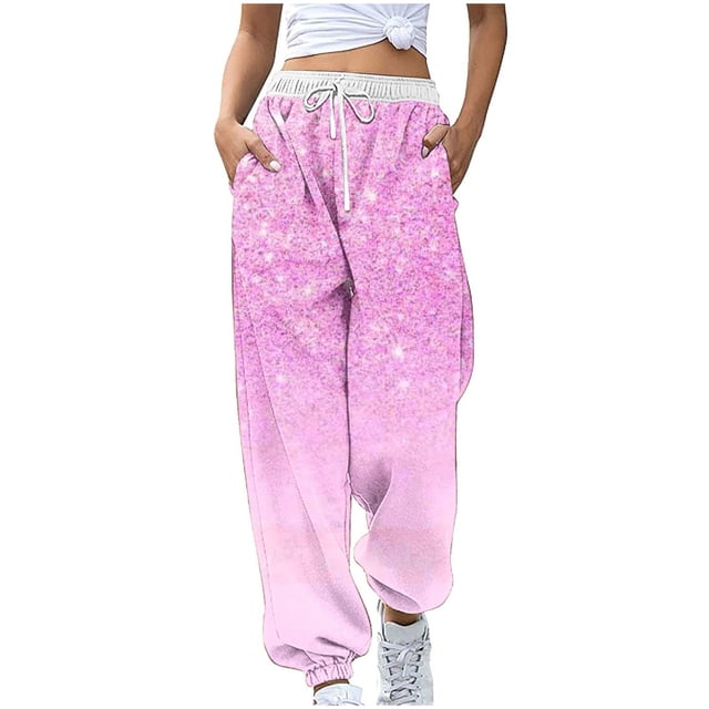 Birdeem Women Fashion Color Blocked Printed Drawstring Pants