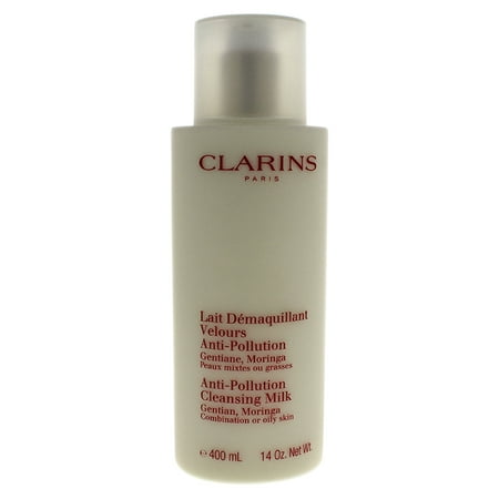 Clarins Anti-Pollution Cleansing Milk with Gentian, (Best Cleansing Milk For Face)