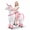 Pink, variant on ICEELF Ride-On Unicorn Toy for Kids 4-9 Years, Mechanical Plush Unicorn Riding Animal, No Battery Powered, Max Load 165 lbs, Purple