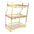 thumbnail image 3 of Bathroom Standing Rack,Bathroom Storage Shelf Wall Corner Bathroom Shelf Kitchen Storage Rack Top Tier Quality, 3 of 12