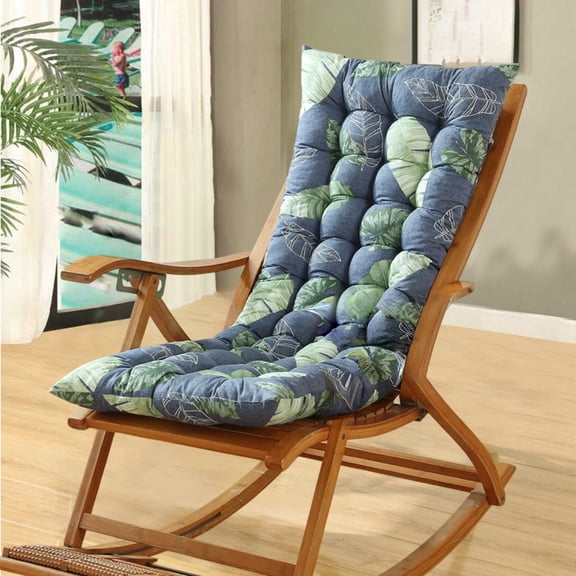 Tunhigl Thickened Chair Cushion with Ties 19 x 47 in - Soft Supportive Seat Pad for Recliner, Rocking Chair, Office & Dining Chairs - Indoor Outdoor Cushion for Back Support, Home, Patio, Gifts