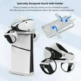 thumbnail image 2 of Soporte horizontal y vertical 2 en 1 para consola PS5 Slim, accesorio base compatible con PS5 Slim Disc, Digital Edition y dispositivo PS5 VR2, 2 of 7