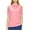 Pink, variant on Aofany Womens Short Sleeve Shirts Plus Size Turndown Collar Button Summer Tops Business Casual Uniform Shirts