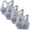 🔥 Gray, variant on Sentmoon Bralette High Impact Sports Bras for Women 4 Pack Front Zipper Sports Bra Underwire Support Breathable Soft Stretch Back Gather Design Secure Fit Workout Running Gym Active Bra for Training
