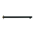 thumbnail image 2 of DAX Brass Round Shower Arm, 18", Matte Black, 2 of 2