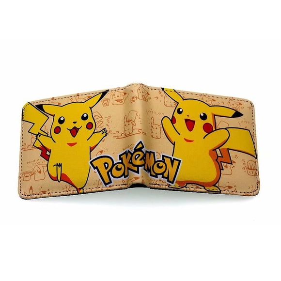 Pokemon Go! Theme Pikachu Cartoon Cute Printed Wallet Kids Kawaii Multi Layers Coin Organizer Purse Money Clips Gift