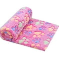 thumbnail image 2 of Mignon Chiot Chaton Chat Chaud Patte Impression Corail Polaire Couverture Tapis Tapis Serviette, 2 of 10