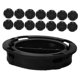 thumbnail image 5 of MERRYHAPY 30Ud Tapones Prácticos Para Alcancías Y Cajas De En Plástico ABS Color Negro, 5 of 8