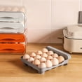 thumbnail image 7 of Powiller Egg Organize Refrigerator Accessories Orange Stackable, 7 of 7