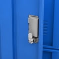 thumbnail image 5 of vidaXL Locker Cabinet Light Grey and Blue 90x45x92.5 cm Steel, 5 of 5