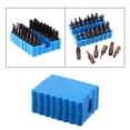 thumbnail image 3 of 2 X Juego de Estuche de Almacenamiento de Puntas de Destorldor de Vástago Hexagonal de Plástico de 2 1/4 Pulgadas Sunnimix Soporte para brocas de tornillo de 32 agujeros, 3 of 7