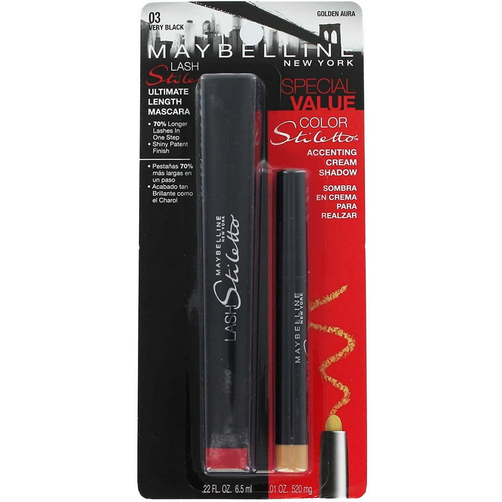 Maybelline Lash Stiletto Ultimate Length Mascara with Bonus Liner 03