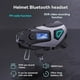 thumbnail image 2 of Intercomunicador para Casco de Motocicleta K10 con Bluetooth 5.4, FM, IPx8, Resistente Al Agua, con DVR y Pantalla LCD, 2 of 5