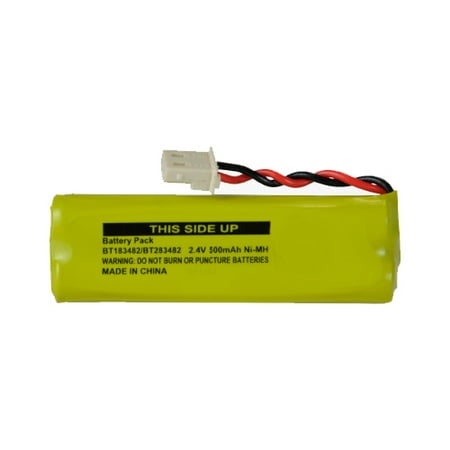 Vtech LS6426 Cordless Phone Battery Ni-MH, 2.4 Volt, 500 mAh - Ultra Hi-Capacity - Replacement for VTECH 89-1348-01-00, BT183482/BT283482 Rechargeable Battery