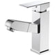 thumbnail image 1 of Grifo para lavabo de baño, grifo extraíble para lavabo con cuerpo de cobre duradero, agua fría y caliente disponible, baño perfecto de fácil montaje, con dos tubos de entrada, 1 of 5