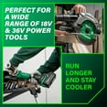 thumbnail image 4 of Metabo HPT 36V Lithium Ion 21700 Battery, 4Ah, 381991M, 4 of 10
