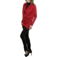 thumbnail image 6 of ToBeInStyle Women's Multi-Purpose Wrap Shawl Cardigan - Burgundy - Medium, 6 of 6