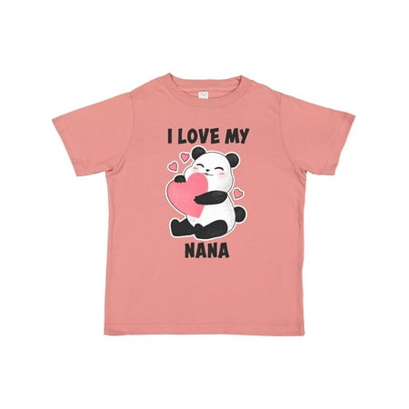 

Inktastic I Love My Nana with Panda Illustration Gift Toddler Boy or Toddler Girl T-Shirt