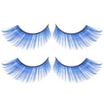 thumbnail image 1 of 2 pares de pestañas azules de Halloween, pestañas postizas, pestañas exageradas, 1 of 8