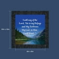 thumbnail image 2 of In Him I Trust, Gifts with Scripture, Christian Picture Frame, Psalms 91:2, 8620CH, 2 of 6