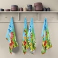 thumbnail image 2 of Easter Egg Hunt Basket Kitchen Tea Towels Set of 4 Absorbent Hand Dish Towels, Chickens Flowers Dishcloths Lint-Free 18x28 Inch Fast Drying for Cooking Baking Home Clean, 2 of 7