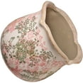 thumbnail image 3 of Ceramic Pots for Plants, Vintage Plant Pot with Drainage Hole, 6.11in. Planter for Indoor Plants, Crackle Glaze Finish Flower Pot, Perfect Tuscan Ceramic Planter for Gardening, Pastel Meadow, 3 of 15