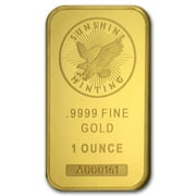 1 oz Gold Bar - Sunshine New Design (In TEP Packaging)