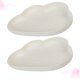 thumbnail image 3 of 2PCS Nube Forma Snack Dish Candy Fruit Plate Dry Food Plate Bowl Plato de plástico para el hogar (Blanco), 3 of 6