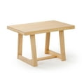 thumbnail image 3 of Plank+Beam 48" Dining Table for 4, Classic Farmhouse Solid Wood Kitchen Table, Blonde Wirebrush, 3 of 9