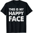 thumbnail image 1 of Funny This is My Happy Face - Camiseta de manga corta, 1 of 2