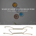 thumbnail image 3 of 16 Pieces 6 Inch Invisible Plate Hangers Wall Plate Hangers Brass Wire Plate Holders with 18 Pieces Wall Hooks for 5 to 7 Inch Decorative Plates Antiq, 3 of 5