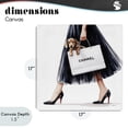 thumbnail image 4 of Stupell Industries Traditional Elegant Dog & Shopping Bag Canvas Art, 17 x 17, by Amanda Greenwood, 4 of 8