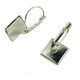 thumbnail image 4 of Ajustes Cabujón Cuadrado mayimx 12pcs 12mm Bricolaje Base de Pendientes, 4 of 4