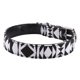 thumbnail image 3 of Collar de entrenamiento para perros con hebilla y correa para perro y gato con estampado suave (negro S), 3 of 5